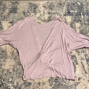 Charlotte Russe Light Purple Short Sleeve Top